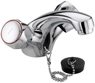 Bristan Value Club Basin Mixer Chrome without Waste - VAC BASNW C MT - VACBASNWCMT